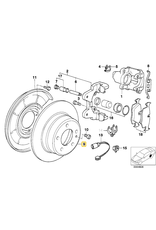 Rear brake rotors set 272x10 for BMW E-36