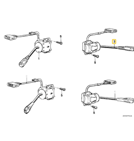BMW Wiper switch for BMW E-12 E-24