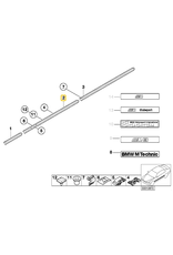 BMW Molding door front right for BMW E-36