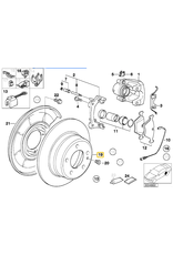 Optimal KG Rear brake rotor for BMW E-36 M3