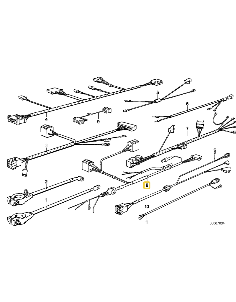 BMW Wiring set additional for BMW E-28