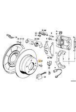 BMW Rear brake rotor for BMW E-24
