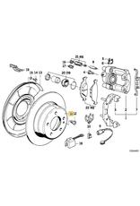 BMW Rear brake rotor for BMW E-24 E-28