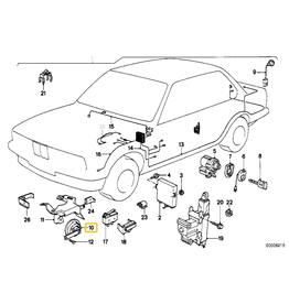 Hella Horn for BMW E-30 E-31 E-32 E-34 E-36