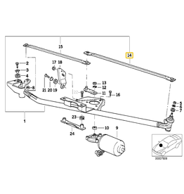 BMW Diver rod for BMW E-36