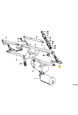 BMW Wiper shaft pivot for BMW E-23