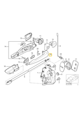 BMW Exterior front door handle right side for BMW E-46