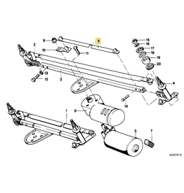 BMW Windshield drive rod for BMW E-21
