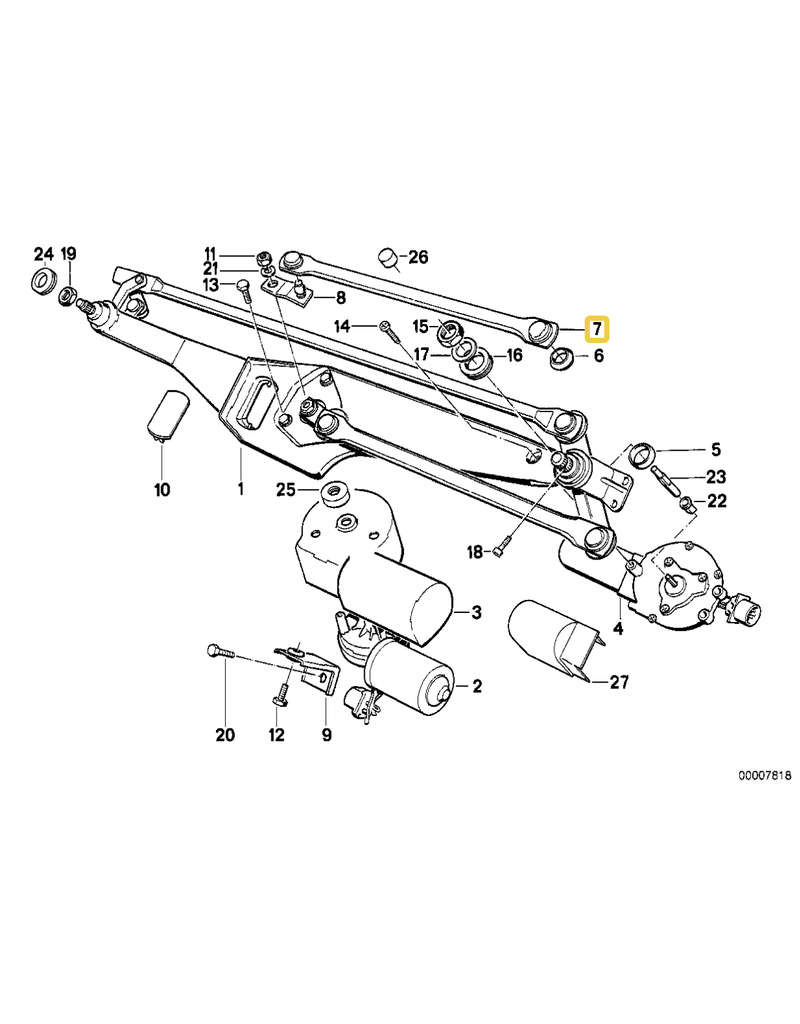 BMW Drive rod for BMW E-32