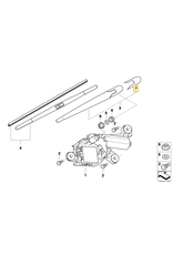 BMW Wiper arm cover for BMW X3 E-83