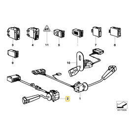BMW Turn signal switch for BMW E-32 E-34
