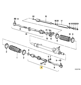 Tie rod for BMW E-30