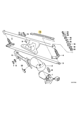 BMW Windshield wiper drive rod for BMW E-24