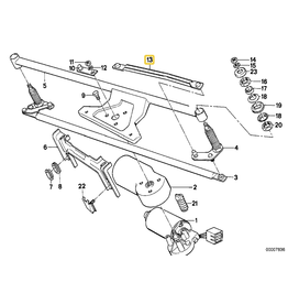 BMW Windshield wiper drive rod for BMW E-24