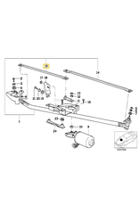 BMW Wiper blade Drive rod for BMW E-36