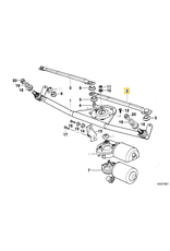 BMW Drive rod wiper blade for BMW E-36