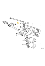 BMW Wiper drive rod for BMW E-36