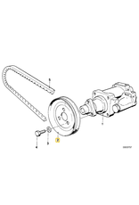 BMW Power steering pulley for BMW E-12 E-21 E-24 E-28