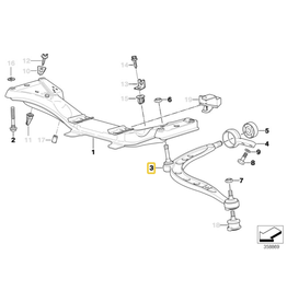 Front wishbone left for BMW E-36