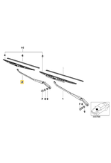 BMW Wiper arm right for BMW E-36