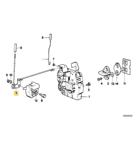 BMW Door lever right for BMW E-30