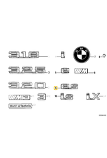 BMW Emblem "ES" for BMW  E-30