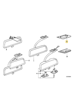 BMW Rear view base plate for BMW E-23 E-24 E-28 E-30