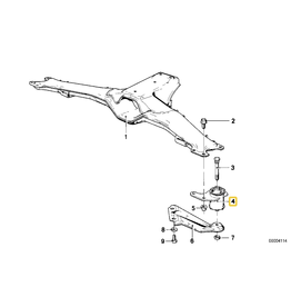 BMW Rubber mounting right for BMW E-23