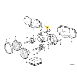 BMW Adjusting nut for BMW E-21 E-30