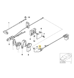 BMW Battery cable positive cable for BMW E-46 E-83