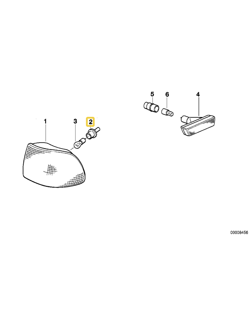 BMW Bulb socket for BMW E-38