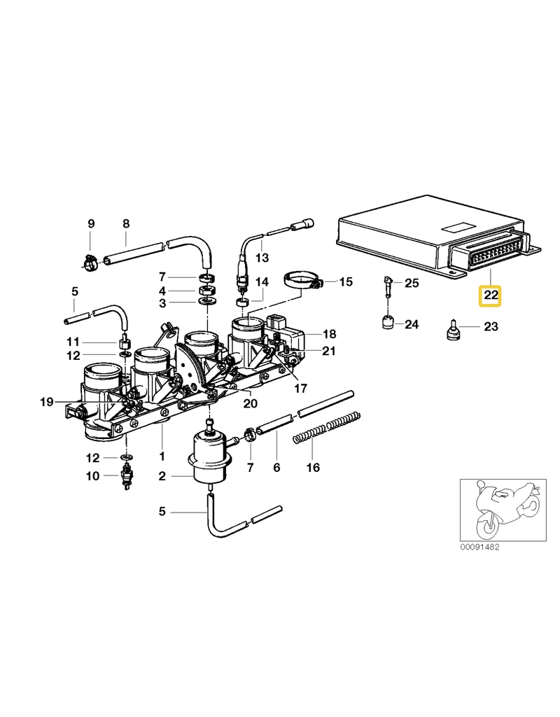 BMW ECU for BMW K100