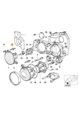 BMW Headlight adjusting screw for BMW E-32 E-34