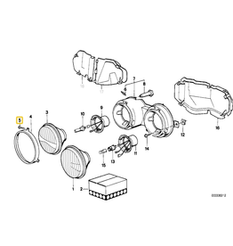 BMW Fillister head self-tapping screw (package with 6) for BMW E-12 E-21 E-23 E-24 E-28 E-30