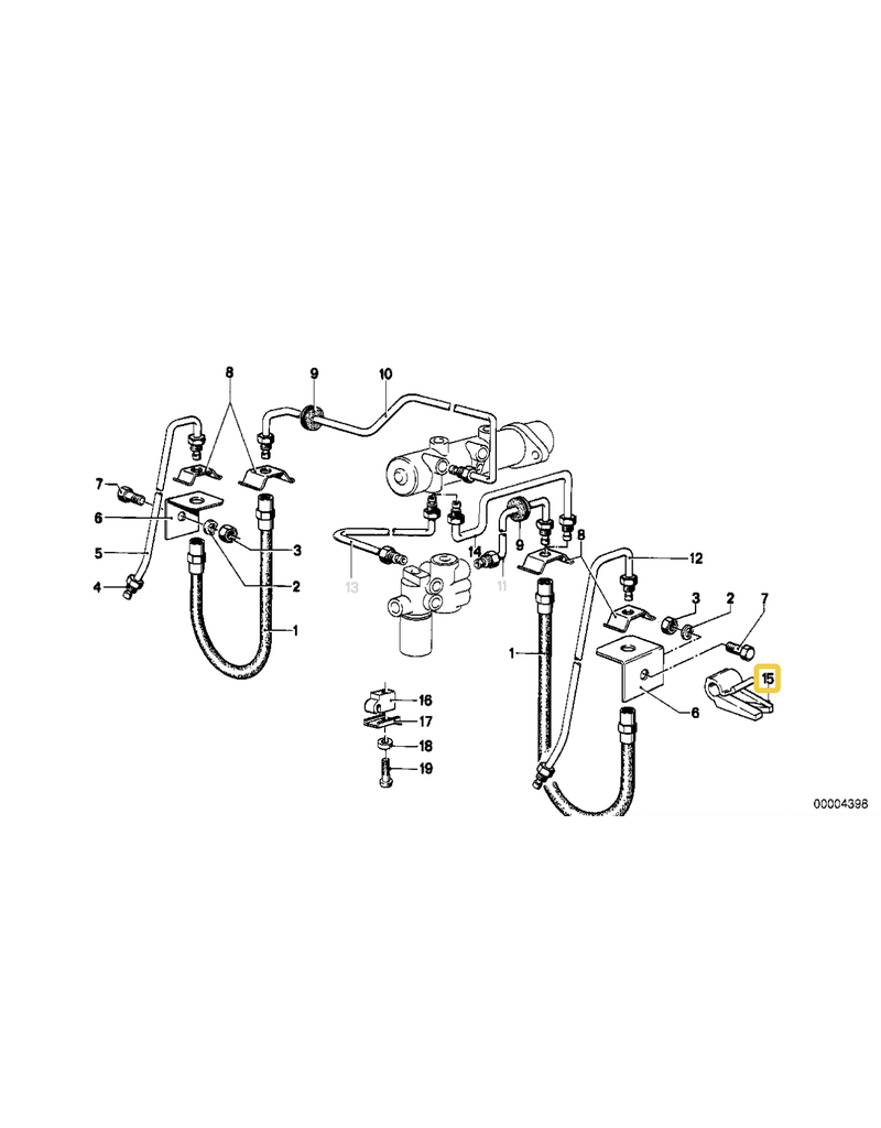 BMW Cable clamp 6mm for BMW
