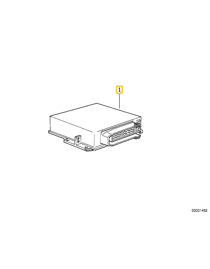 BMW AT-Control unit Motronic for BMW E-24 E-32 E-34