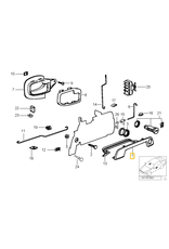 BMW Z3 chrome door handle left for BMW Z3