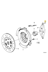 BMW Clutch release pin for BMW E-12 E-21 E-23 E-24 E-28 E-30 E-32 E-34