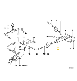 FTE Clutch master cylinder for BMW E-36