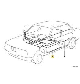 BMW Current supply harness for BMW E-30 NOS