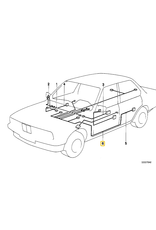 BMW Current supply harness for BMW E-30 NOS