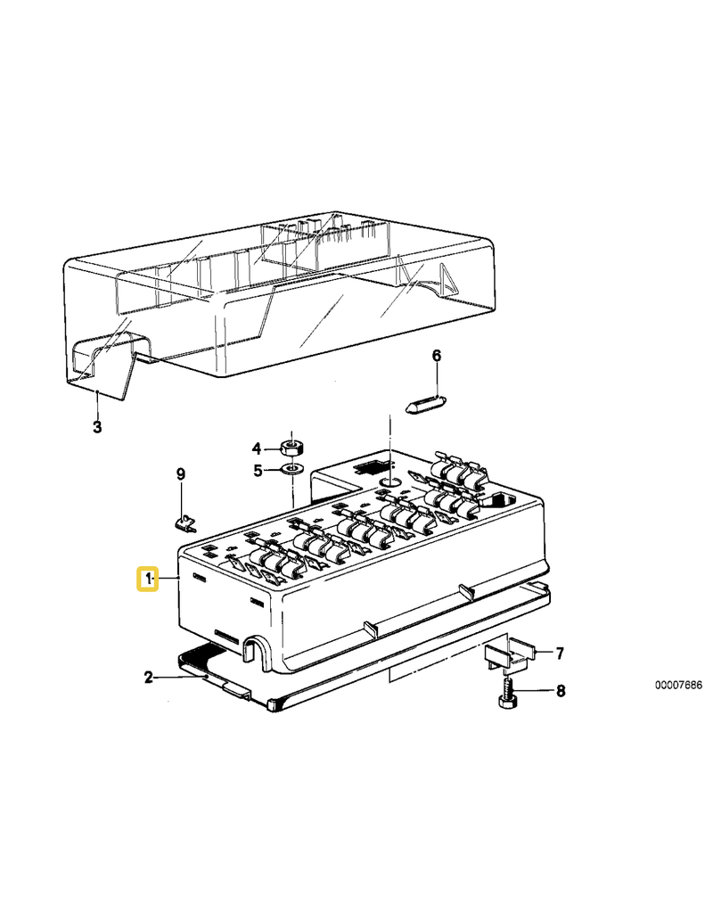 BMW Fuse box for BMW E-21