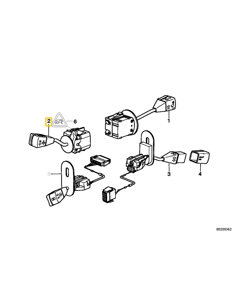 BMW Turn signal switch for BMW E-36
