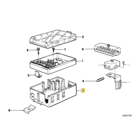 BMW Wiring box for BMW E-23 E-24 E-28
