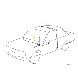 BMW Mirror wiring harness for BMW E-21