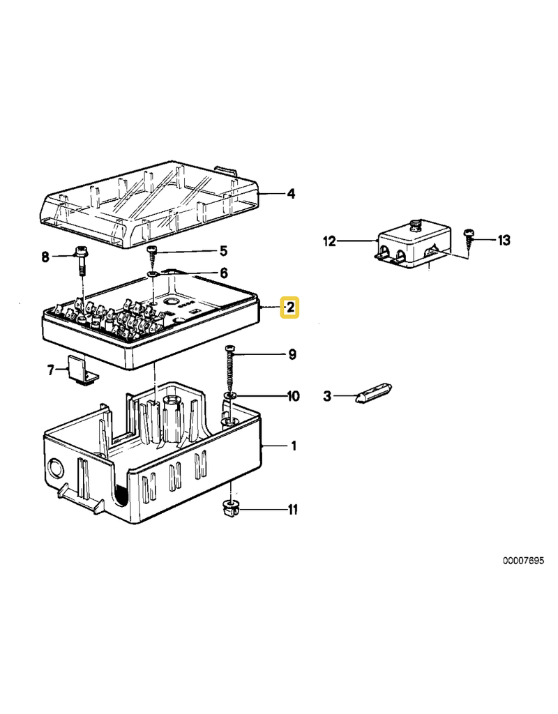 BMW Fuse box for BMW E-23