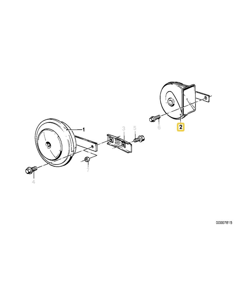 BMW Horn 510MHZ for BMW E-30 E-32