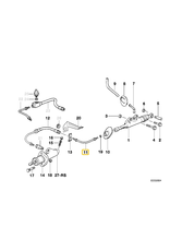 BMW Clutch pipe for BMW E-36