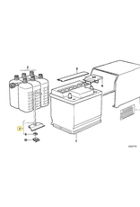 BMW Battery supporting rail for BMW E-21