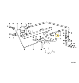 BMW BMW Fuel line connector for BMW E-28 E-30 E-31 E-32 E-34 E-39